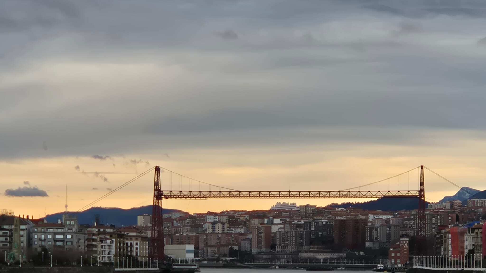 Puente Colgante, The Hsnging Bridge en Portugalete , Santurtzi, Inglés Irrlanda